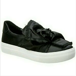 {J/Slides} Satin Platforms